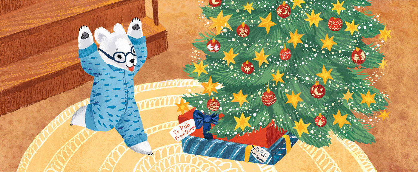 animals Character design  children book children illustration Christmas fur seal ILLUSTRATION  penguin picturebook Polar Bear
