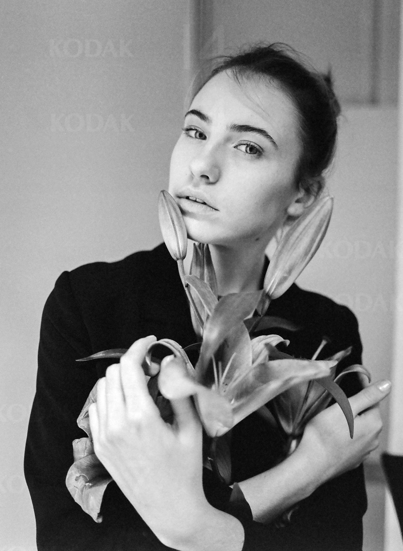 agency analog photography film photography girl milano model studio portraits test shooting