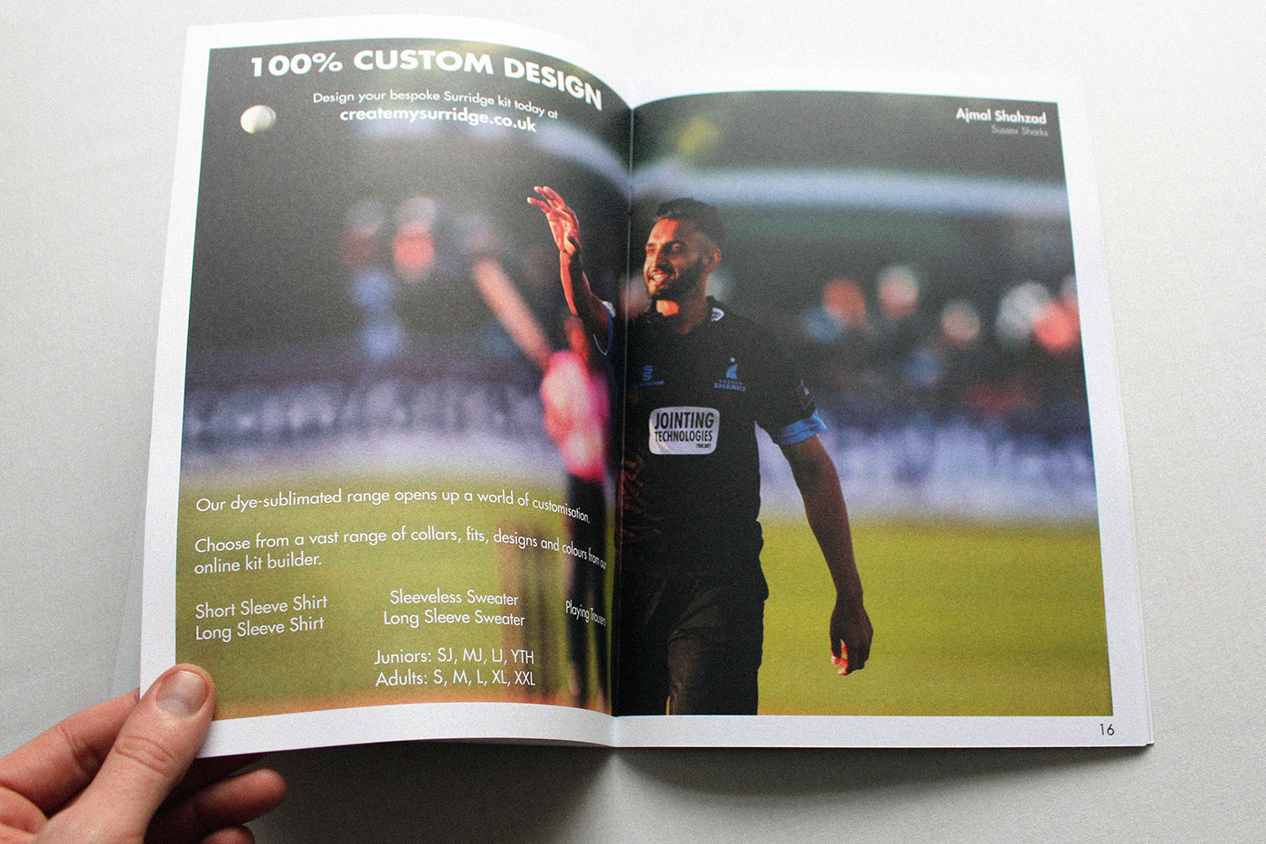 sport Cricket Catalogue print foil spot uv 150th anniversary book Lookbook