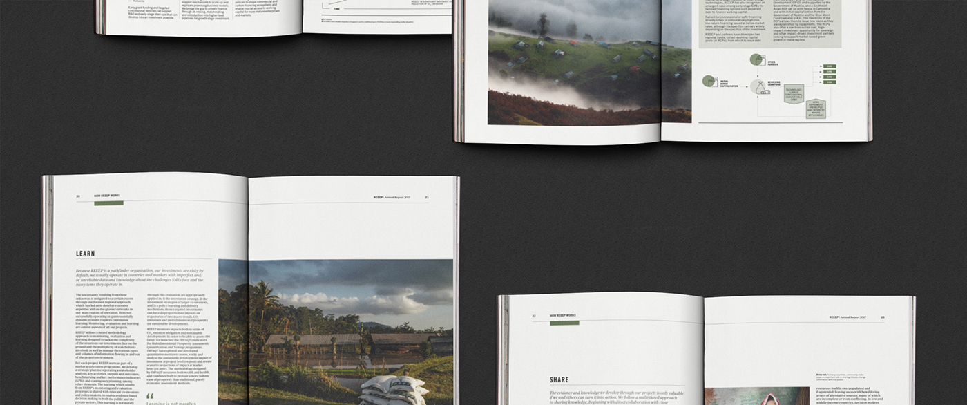 energy renewable environmental magazine annual report brochure Developing Countries climate data visualisation iconography