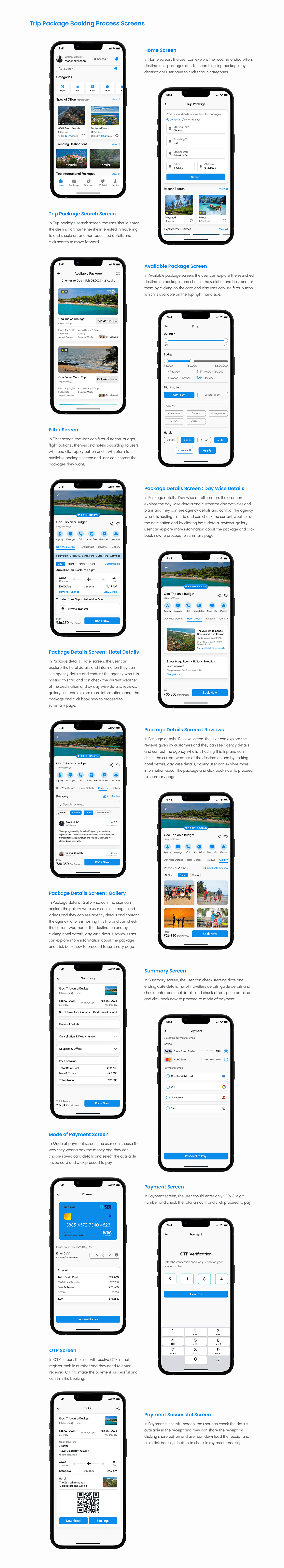 ux/ui uxui Case Study ux UI UI/UX travel agency Figma Mobile app Travel agency app