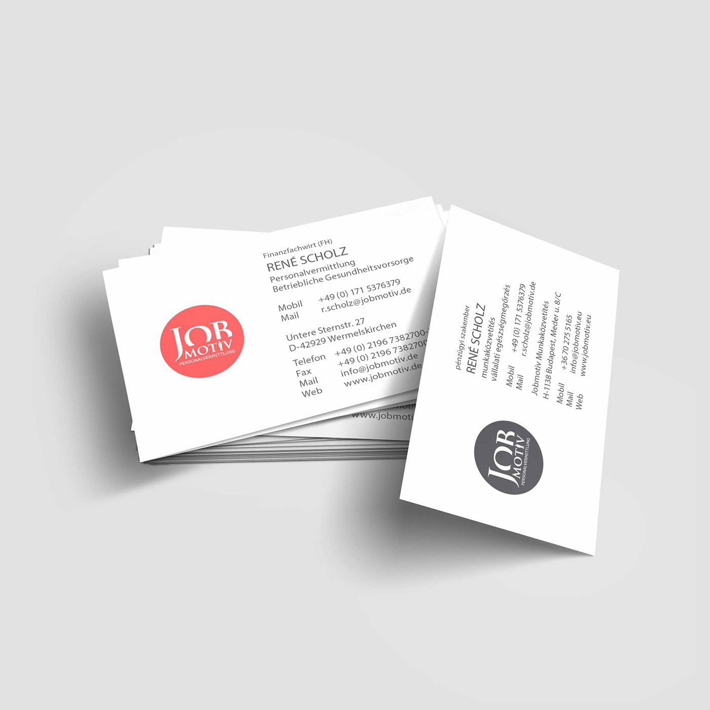 german hungarian berlin Work  business link logo business card letterhead envelop