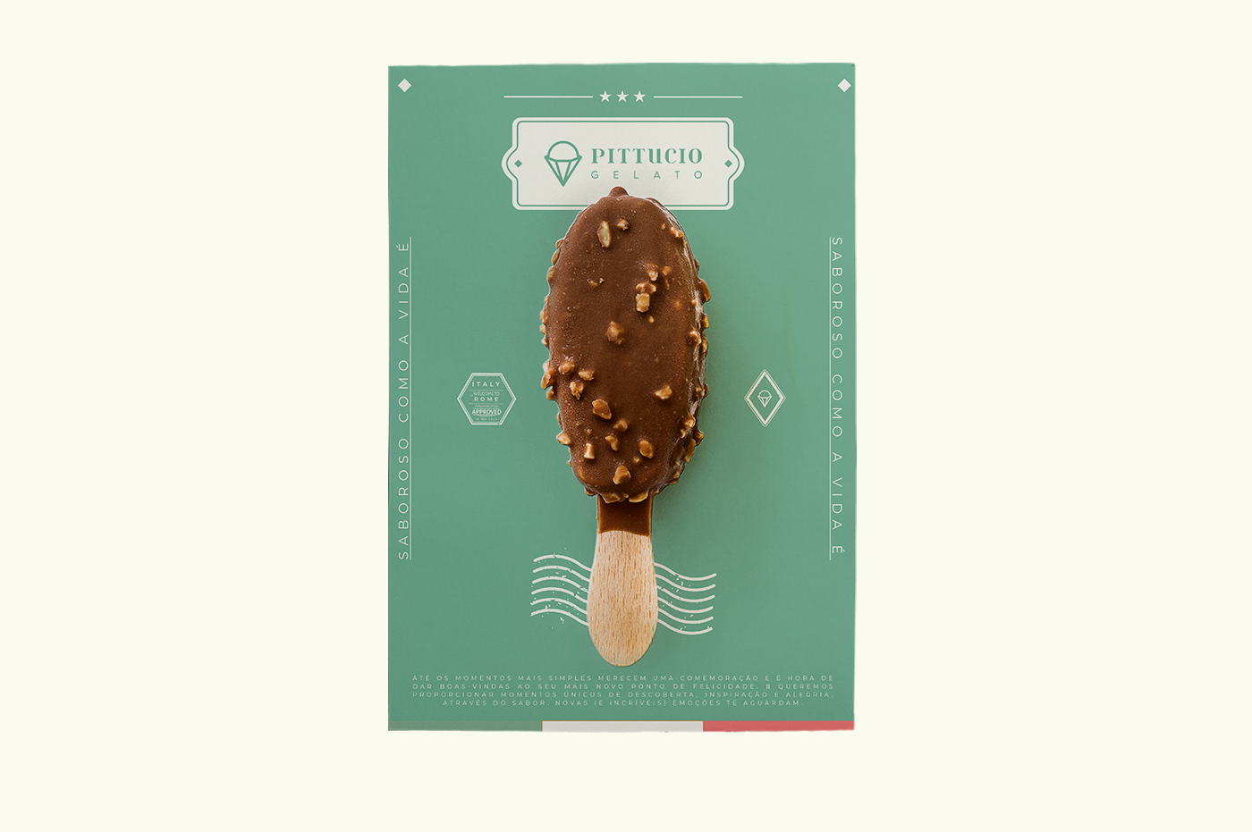 branding  Food  Gelato ice cream identidade visual logo logo animation motion poster social media