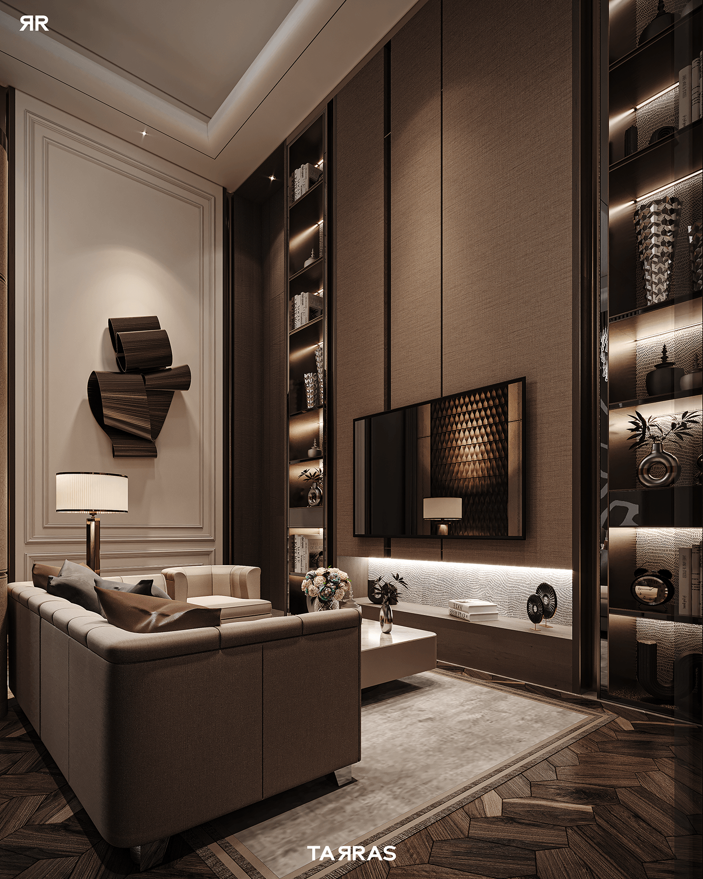 interior design  visualization architecture archviz CGI Render corona 3ds max luxury bedroom