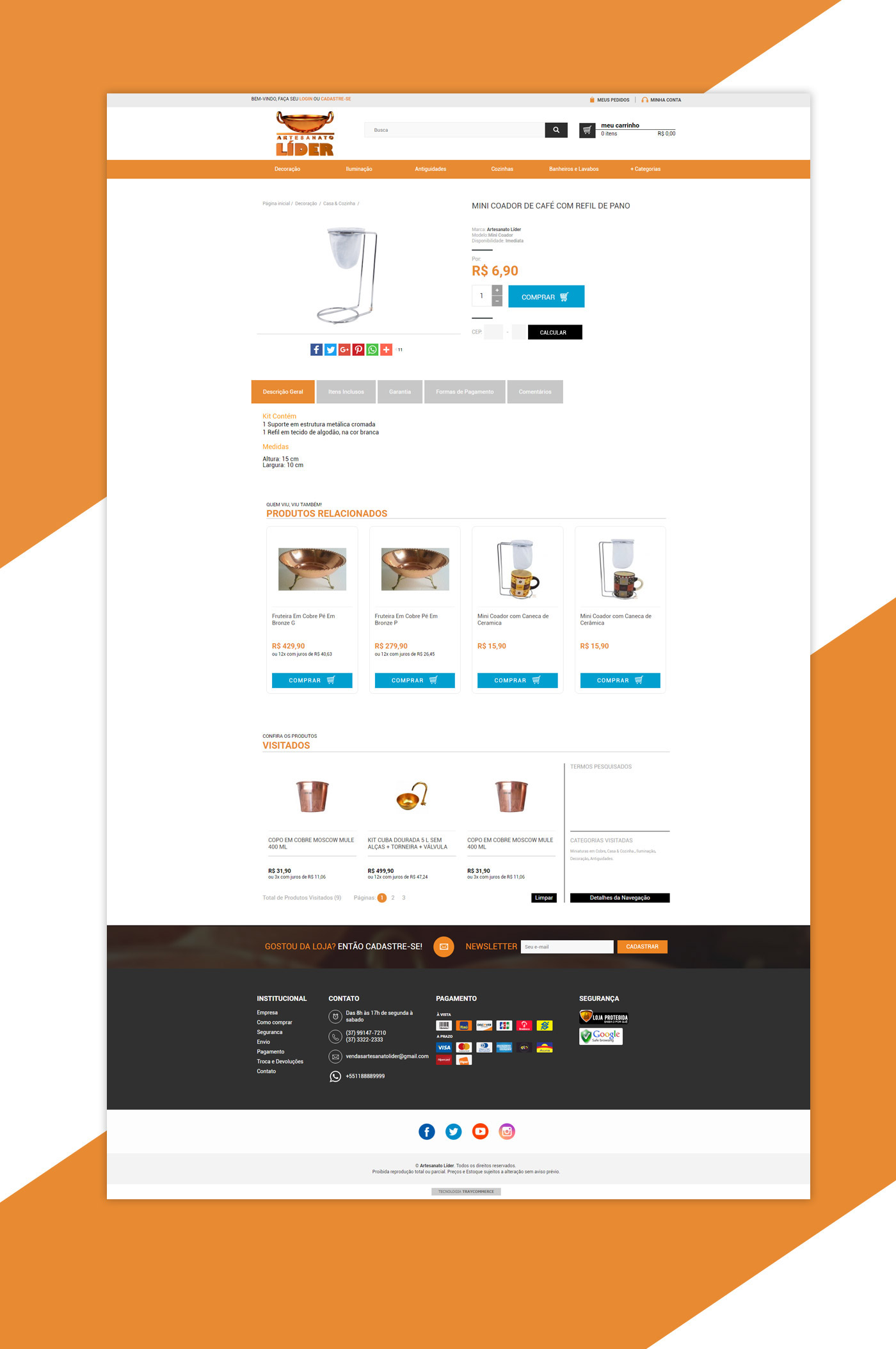 Ecommerce HTML css Layout Web Webdesign designer photoshop site