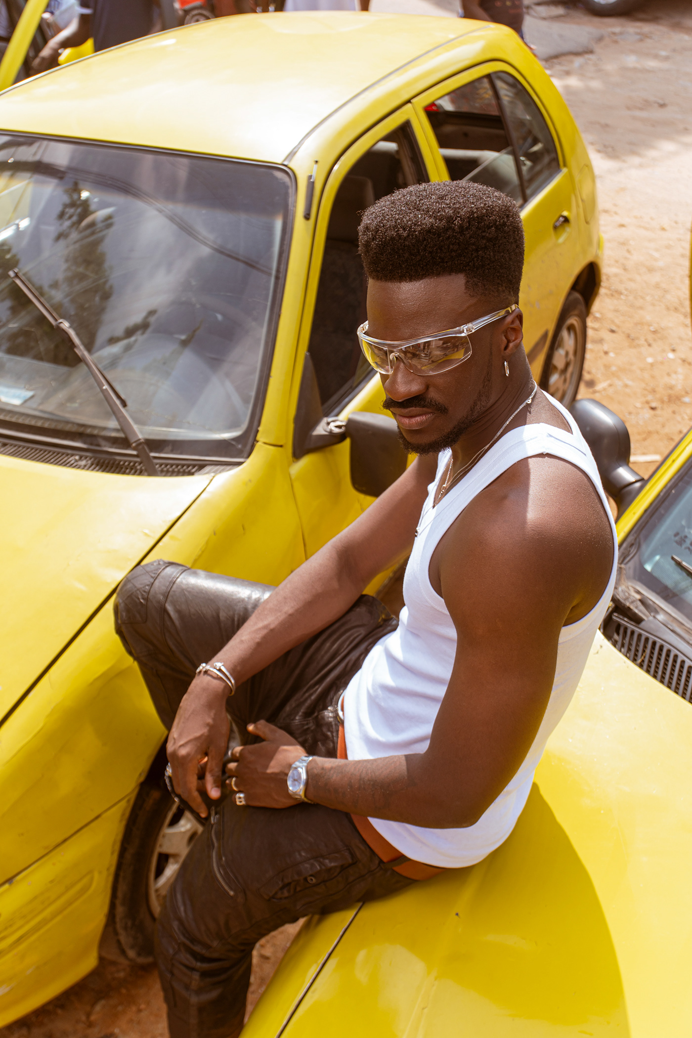 Fashion  photoshoot rapper music Cote d'Ivoire Social media post streetphotography portrait abidjan africa