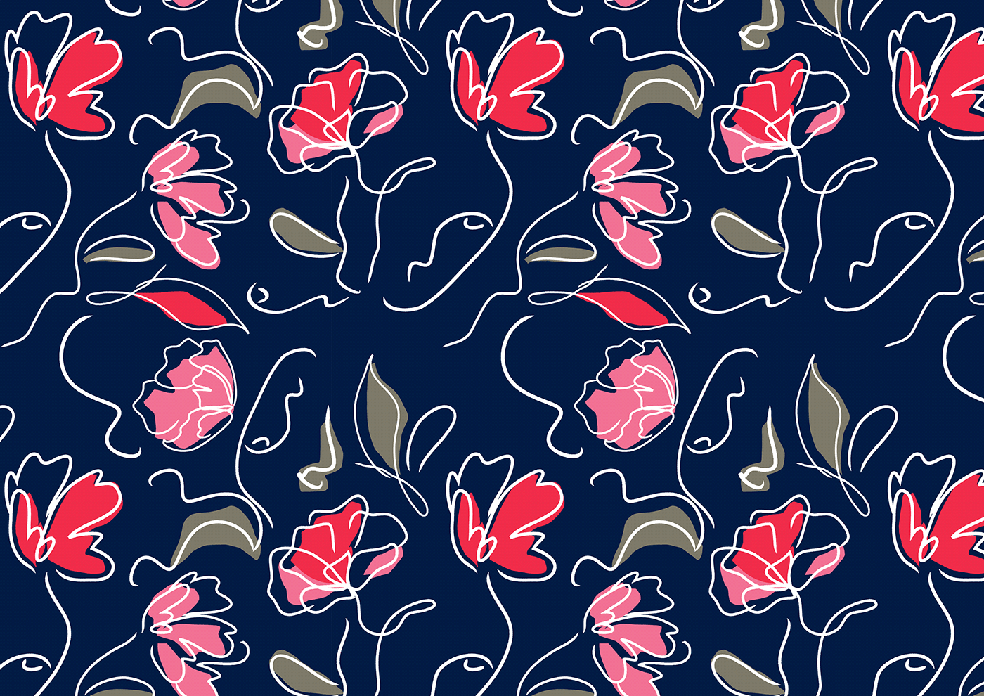 Flowers Flores pattern pattern design  surface design Surface Pattern photoshop print moda estampa floral