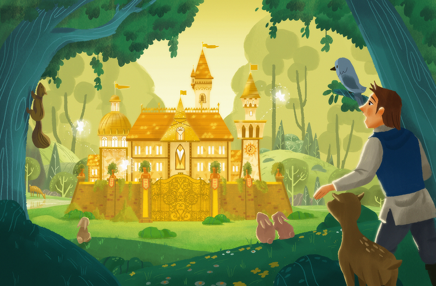 children's book ILLUSTRATION  publication children's illustration fairy tale Illustrator