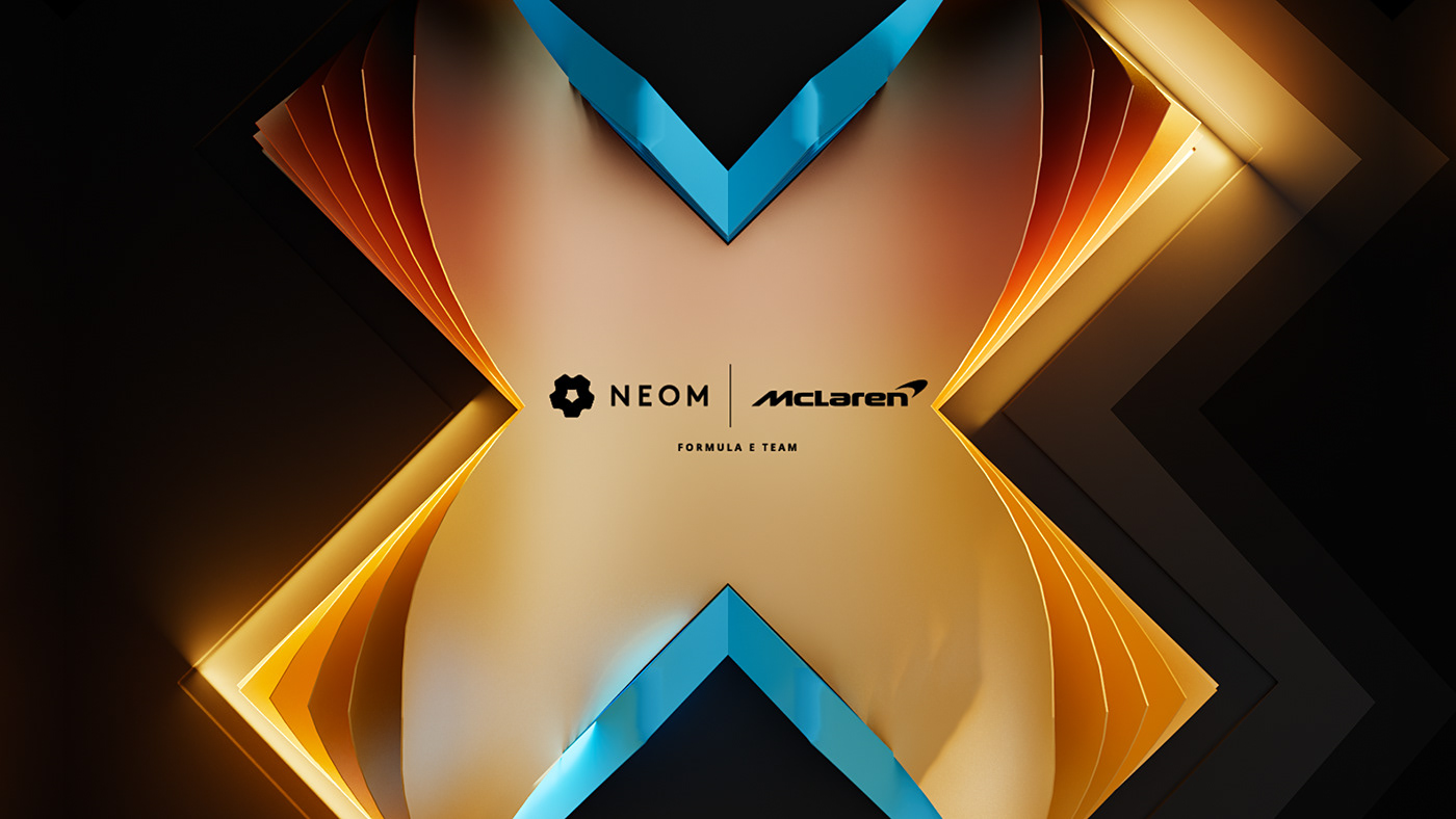 Brand Design Event f1 identidade visual identity Logotype McLaren neom Racing visual identity