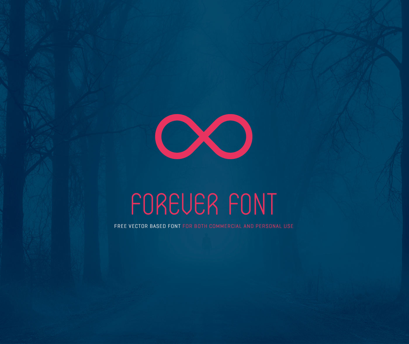 forever font light bold letters