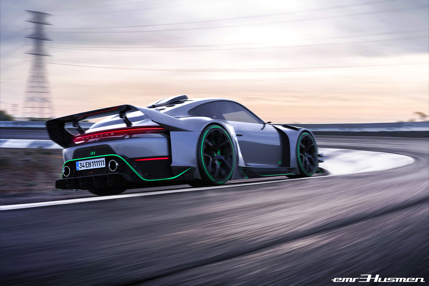 Porsche 911GT1 cardesign concept emrEHusmen tuning