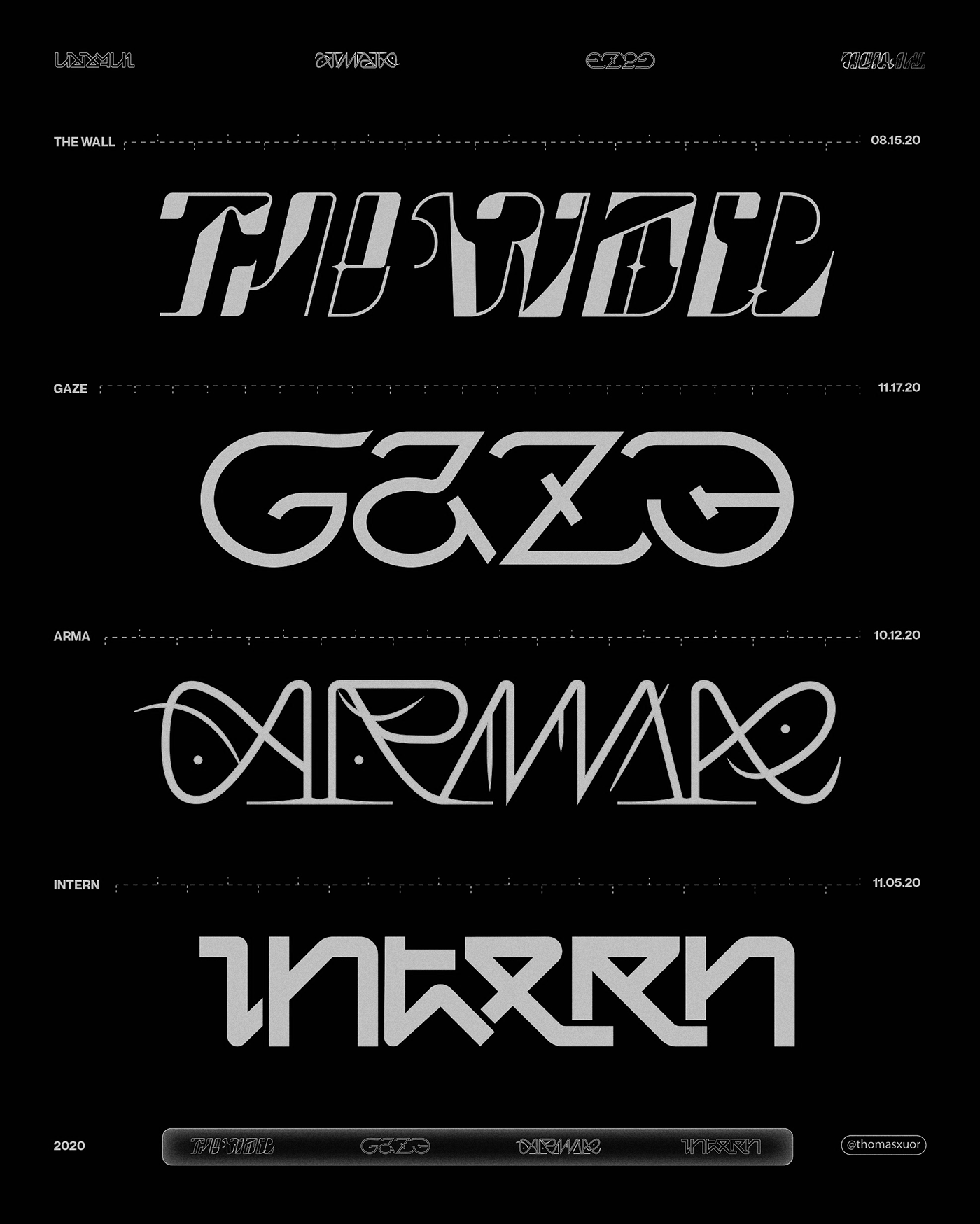 Custom font font design graphic design  type type design typography  