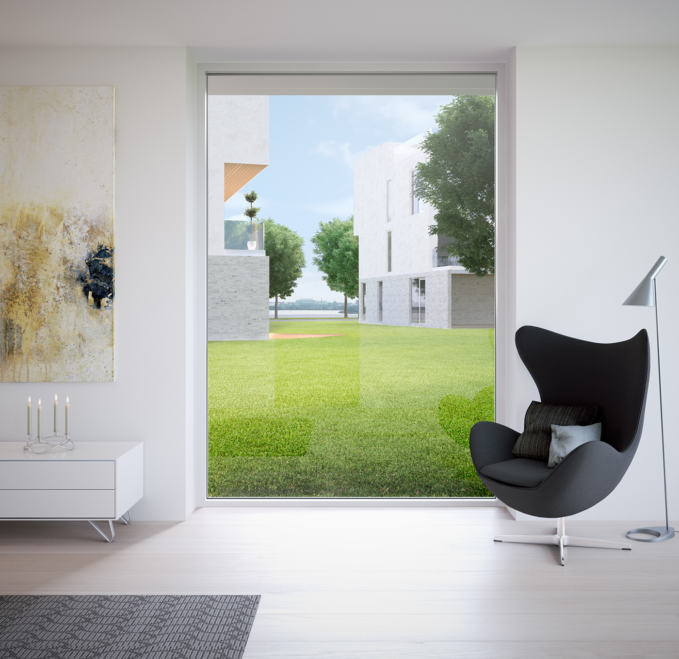 residential arch viz Architectural Visualisation denmark copenhagen interiors Scandinavian