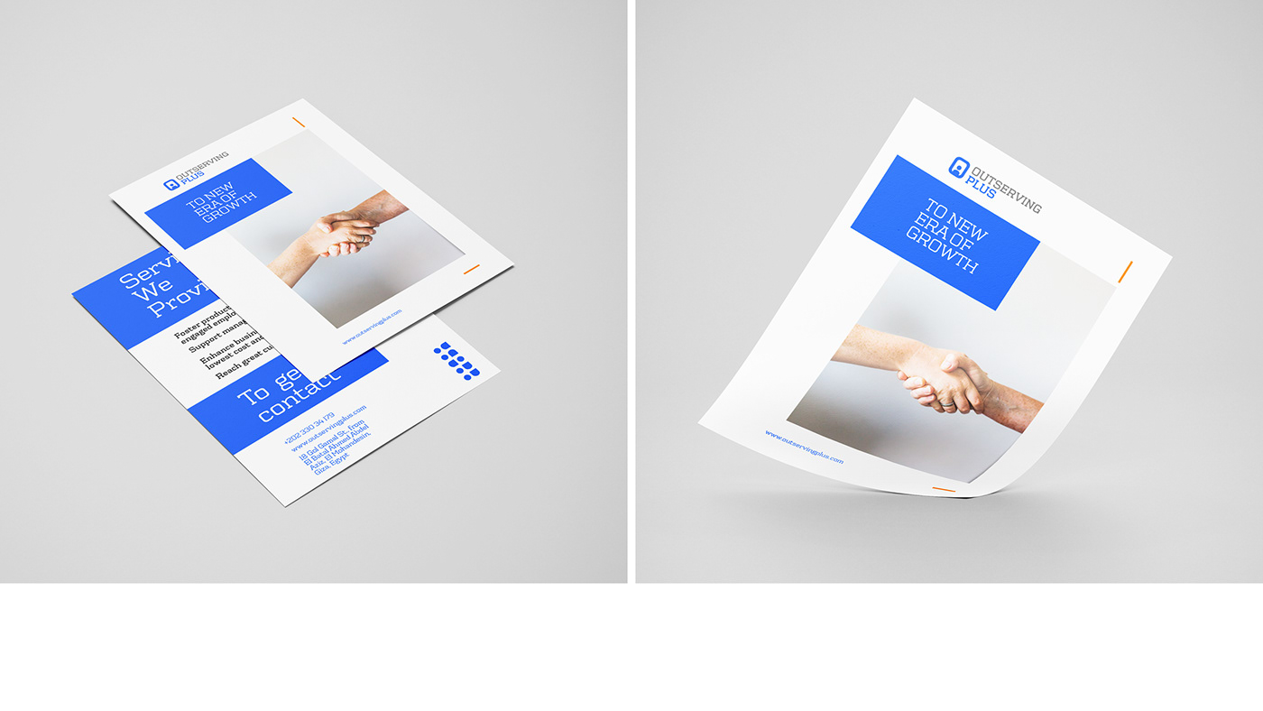 blue branding  design graphic HR Illustrator InDesign logo outsourcing photoshop