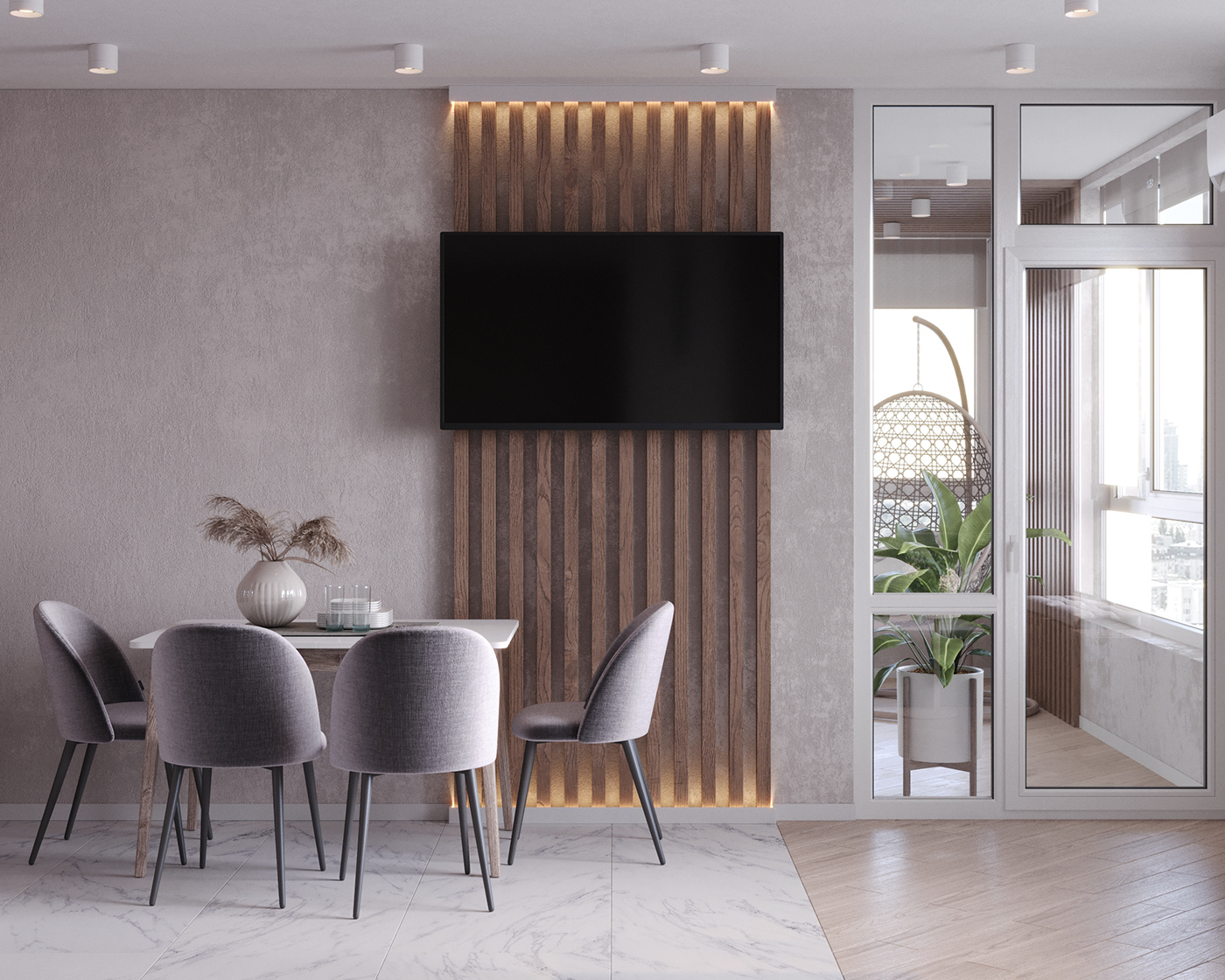 archviz beige interior design  kitchen kitchen design kitchen interior Marble Render tiles visualization