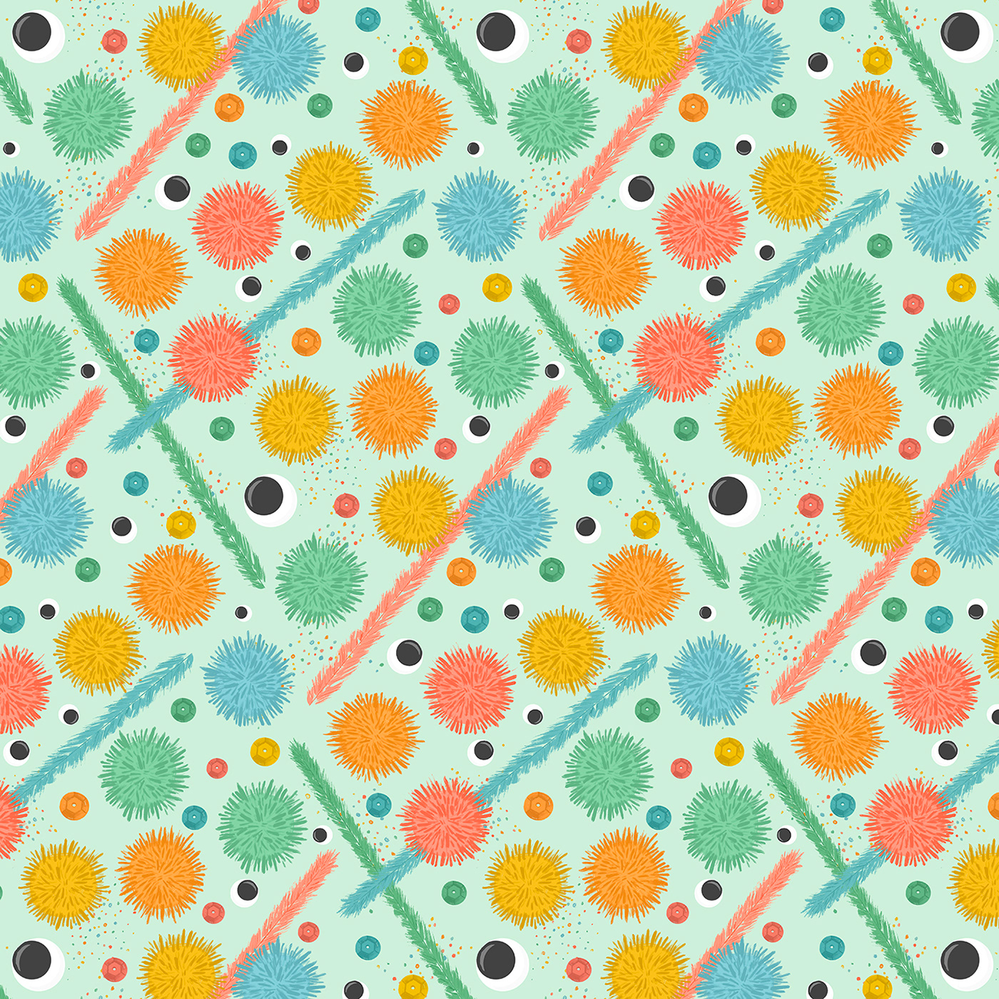 Digital Art  digital illustration ILLUSTRATION  pattern pattern design  Repeat Pattern surface design