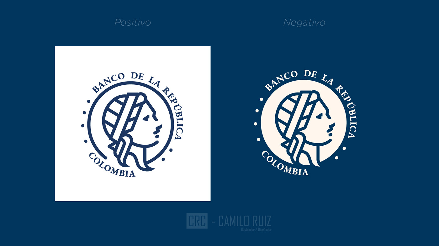 Logo Design redesign logo Modern Logo minimalist imagotype colombia Bank Pallette colors Circle Logo