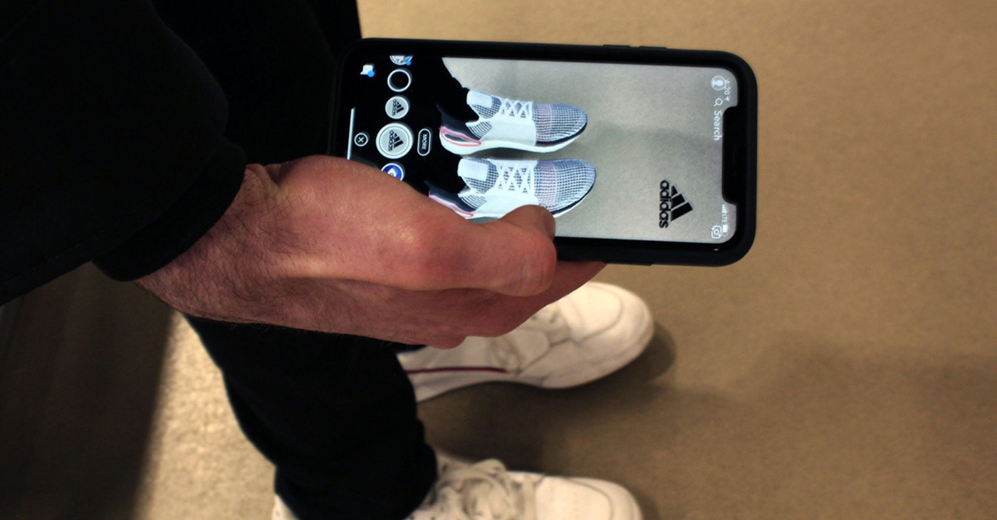 adidas Ultraboost 19 ultraboost shoe sneakers snapchat AR apple Airdrops Mojo Supermarket