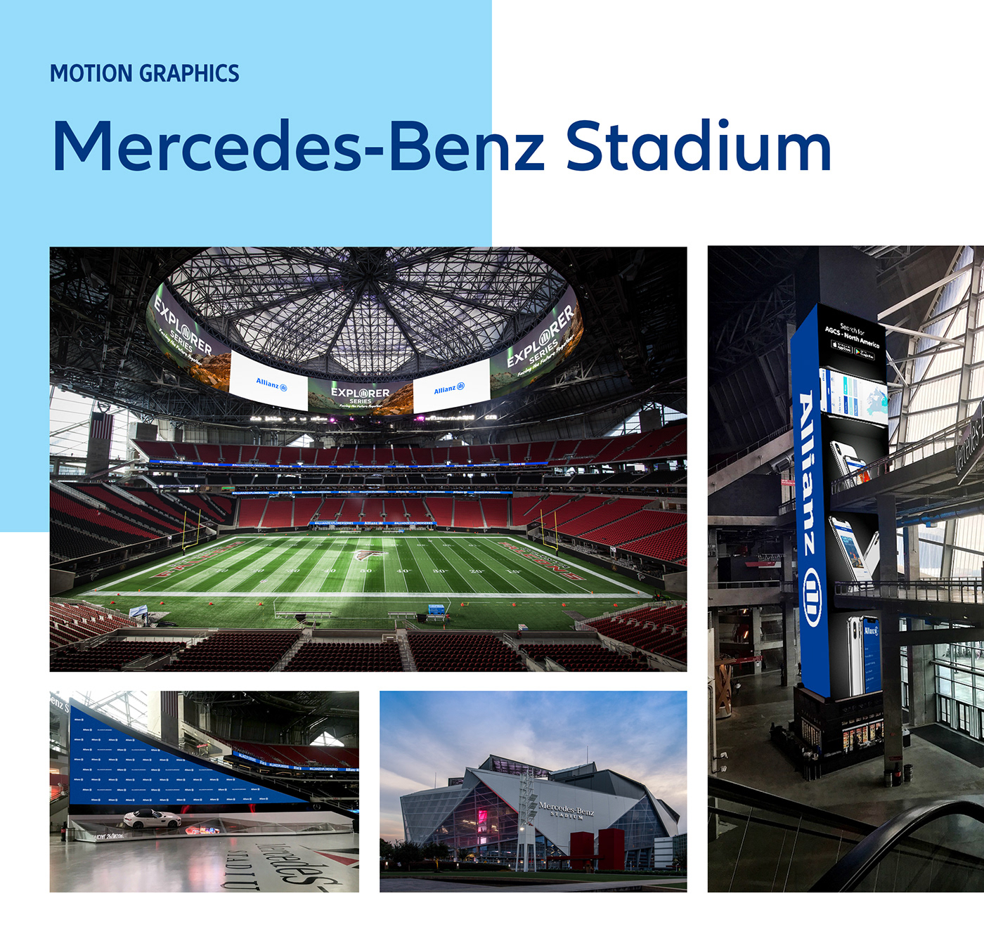 Allianz insurance design design for insurance insurance industry AGCS icons stadium wordpress magazine editorial