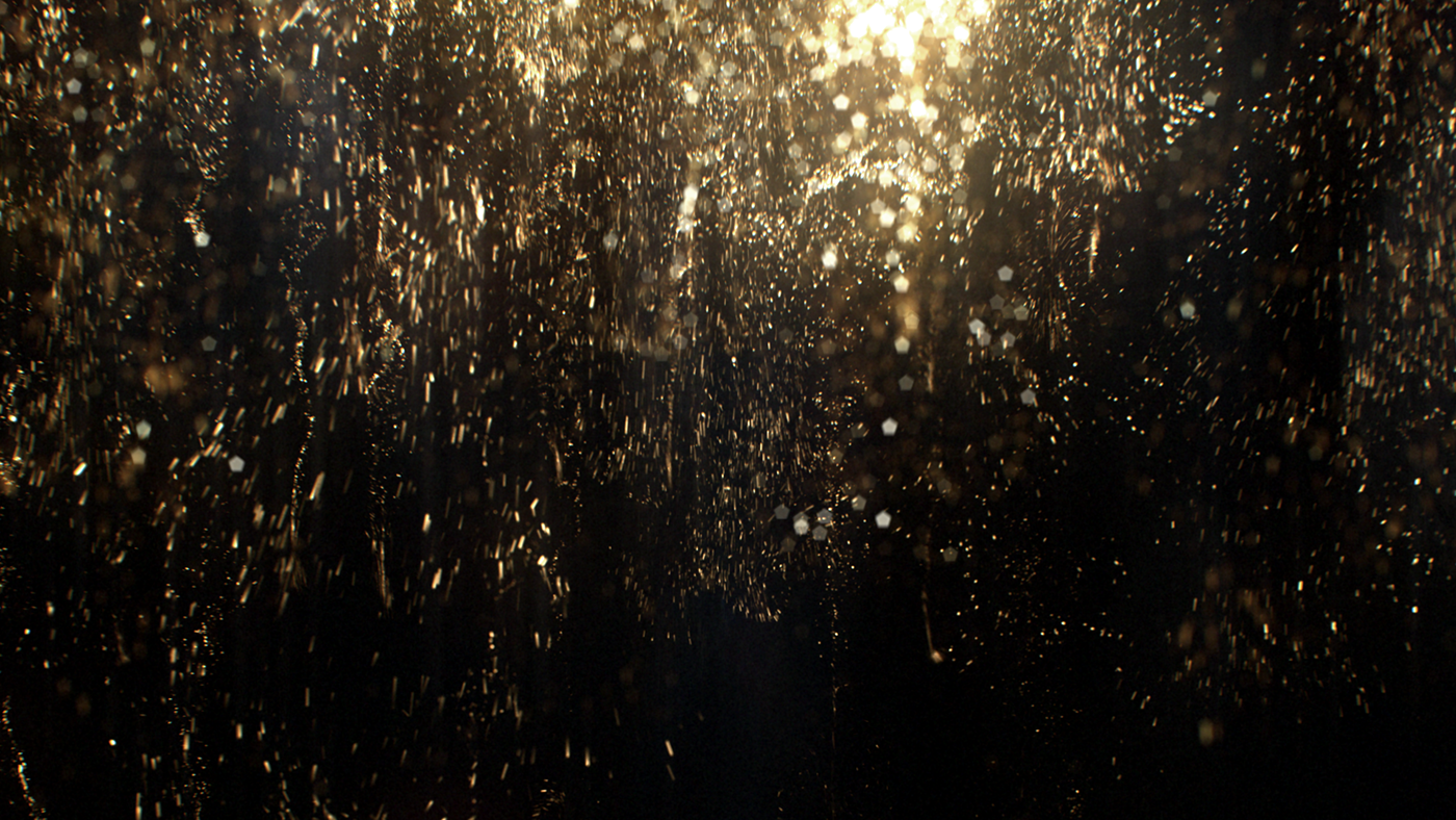 Champagne sparks CGI Dom Perignon slow motion liquids sparkles rendering