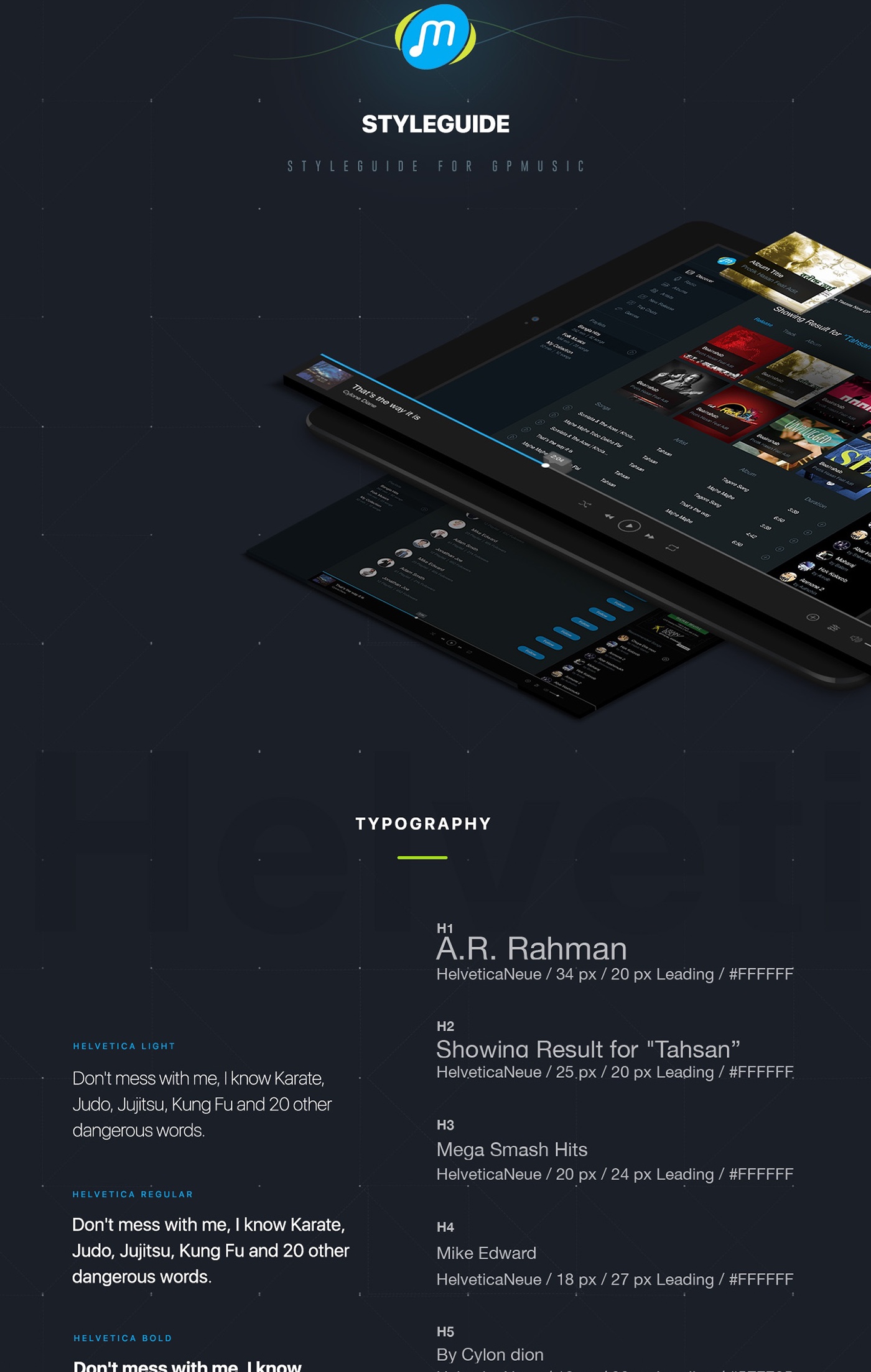 website redesign app redesign dark music spotify web application IOS App Redesign GP Music GP