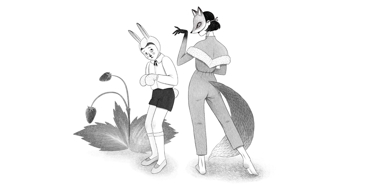 animals book book illustration Character design  Digital Art  fairy tale folktale ILLUSTRATION  Teremok