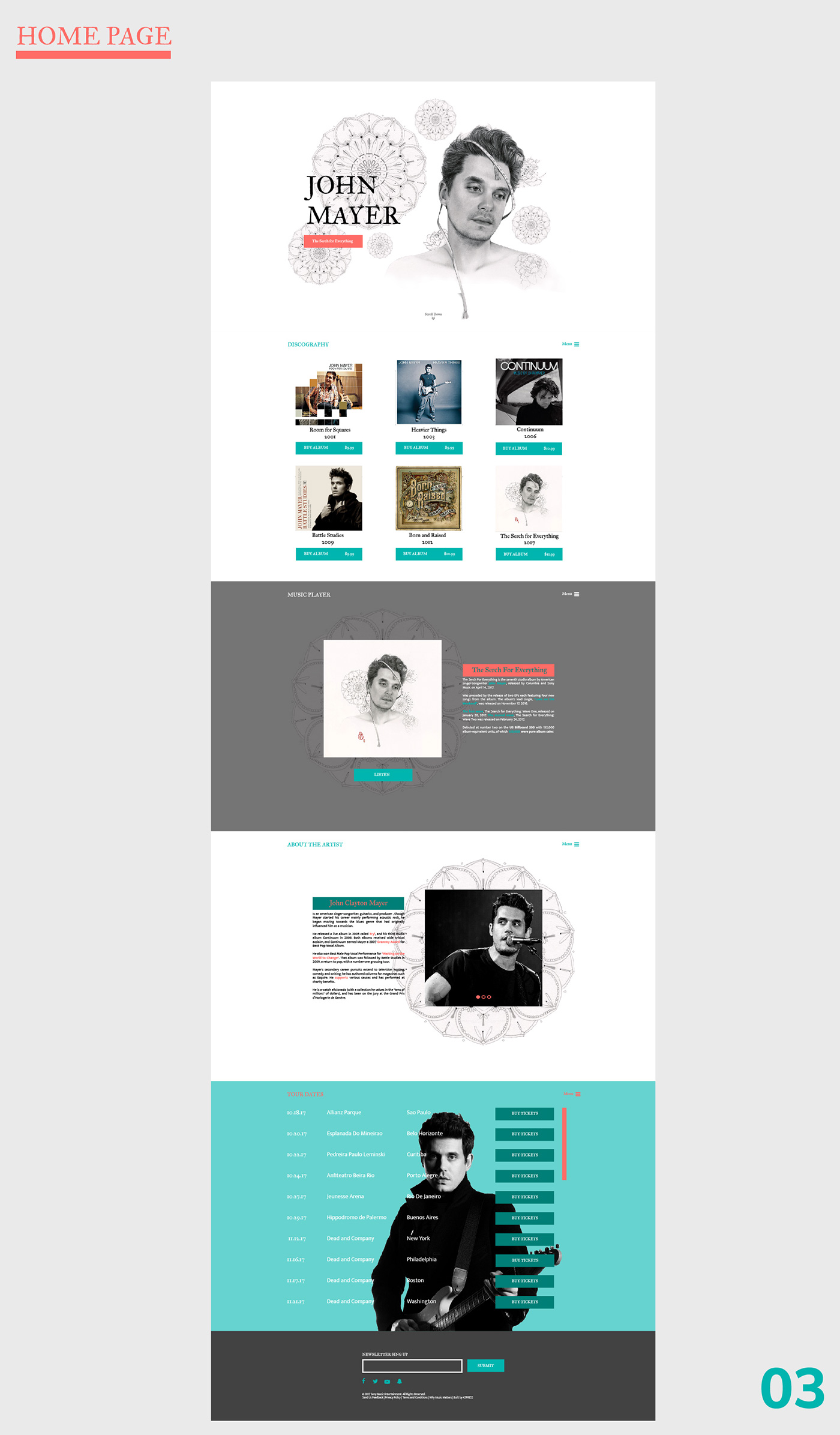 Web designer Illustrator proyect photoshop Web Design  Interface Smart Singer interactive