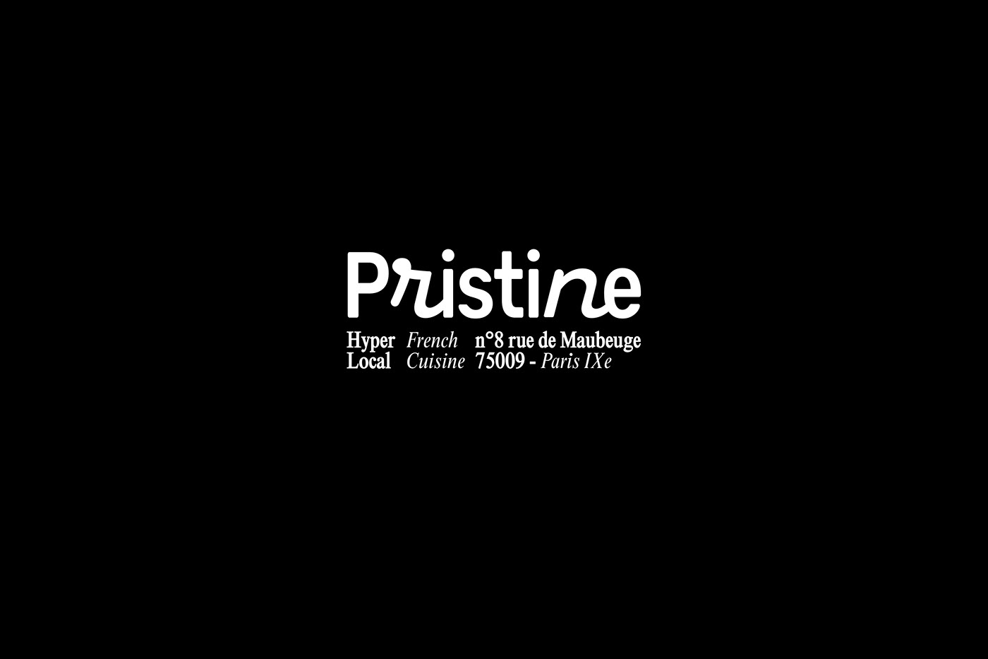 Pristine logotype