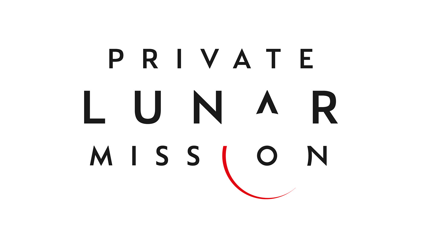 Advertising  logo Logo Design Logotype privatelunarmission spacex visual identity