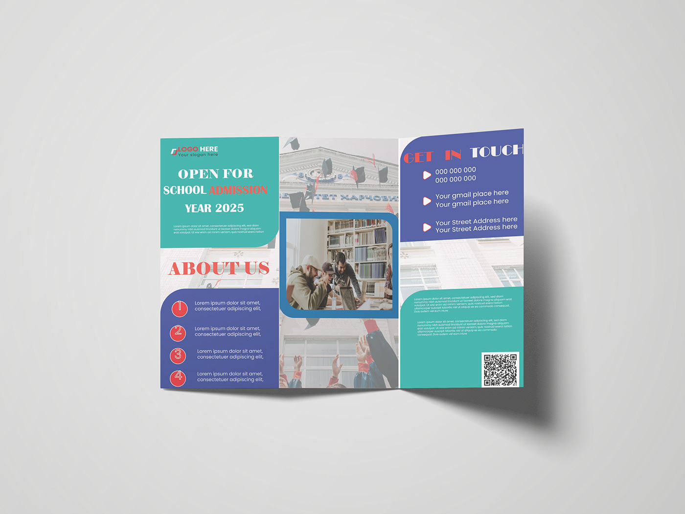 trifold brochure design magazine Advertising  poster brochures Socialmedia advertisement Brochure Template New Brochure Design