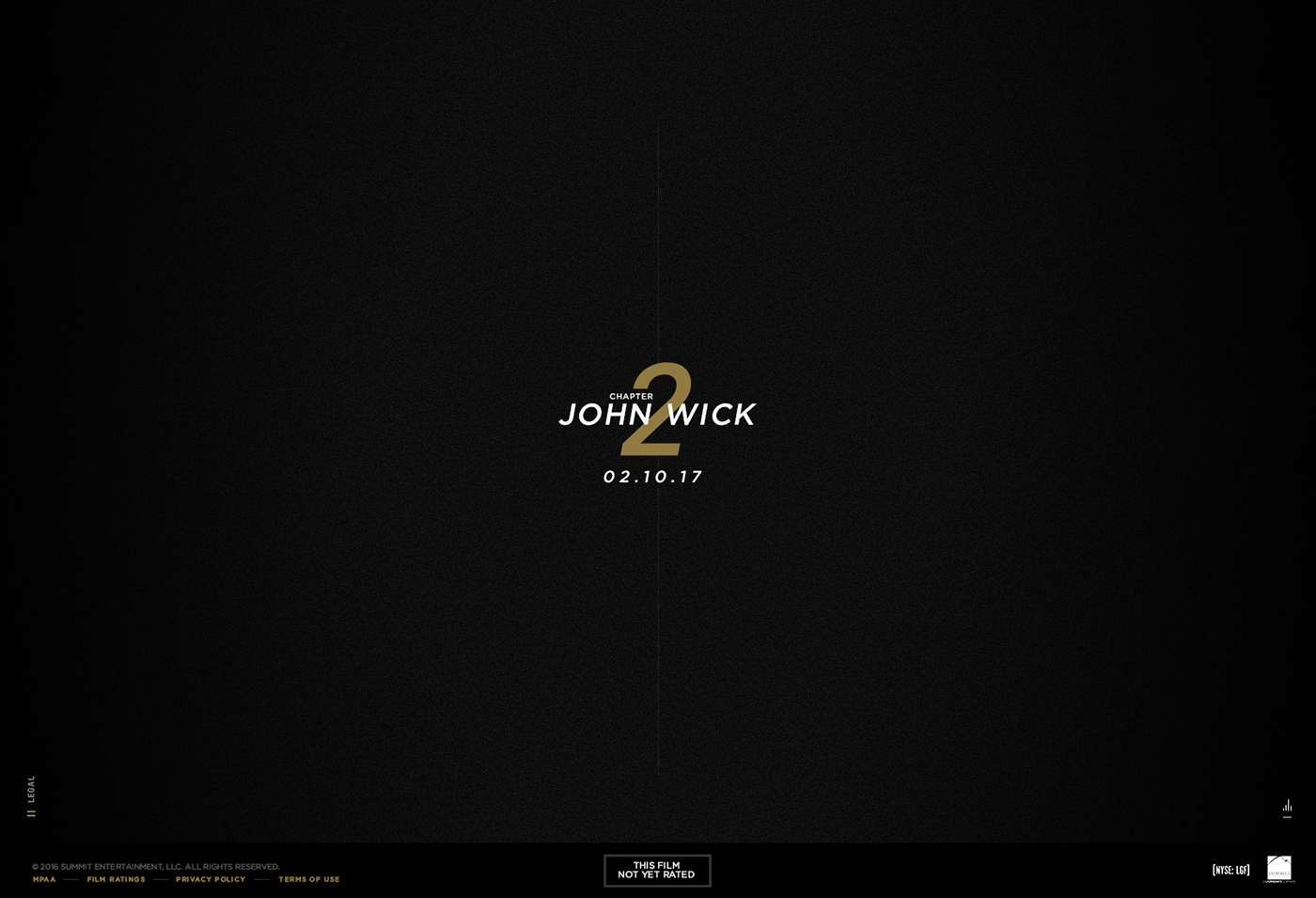 movie site Web Design  social media john wick Movie Markerting