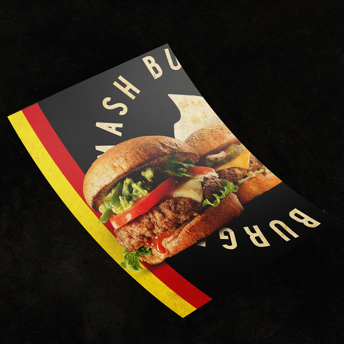 branding  burger logo marketing   Smashburger social media brand Logotype brand identity visual identity