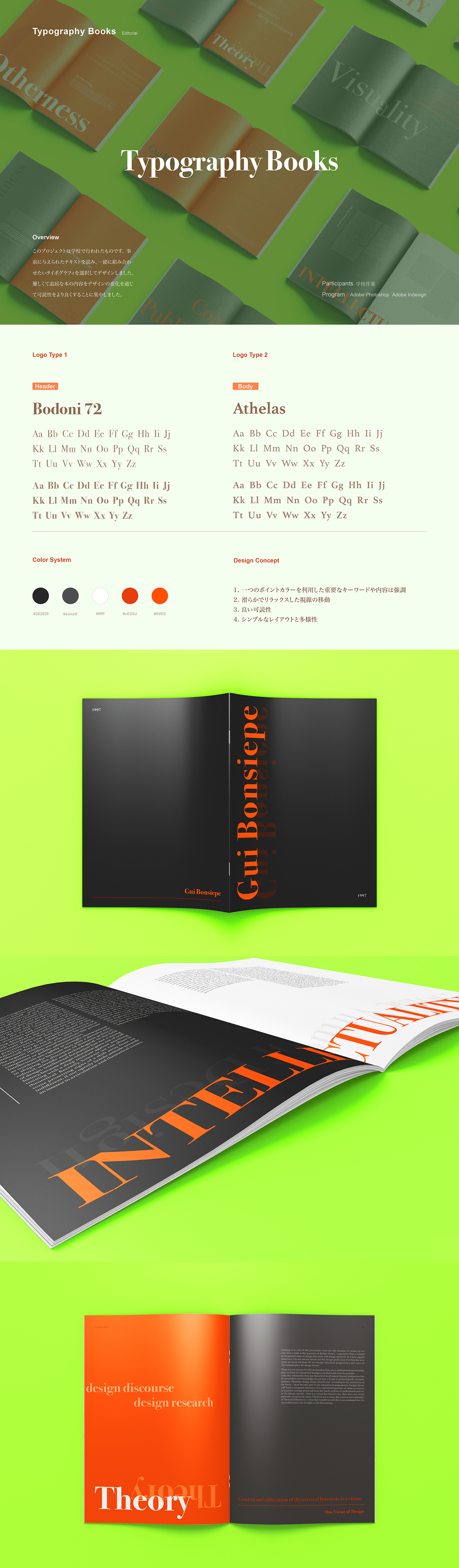 book book design cover design editorial design  InDesign magazine modern typebook Typeface typography  
