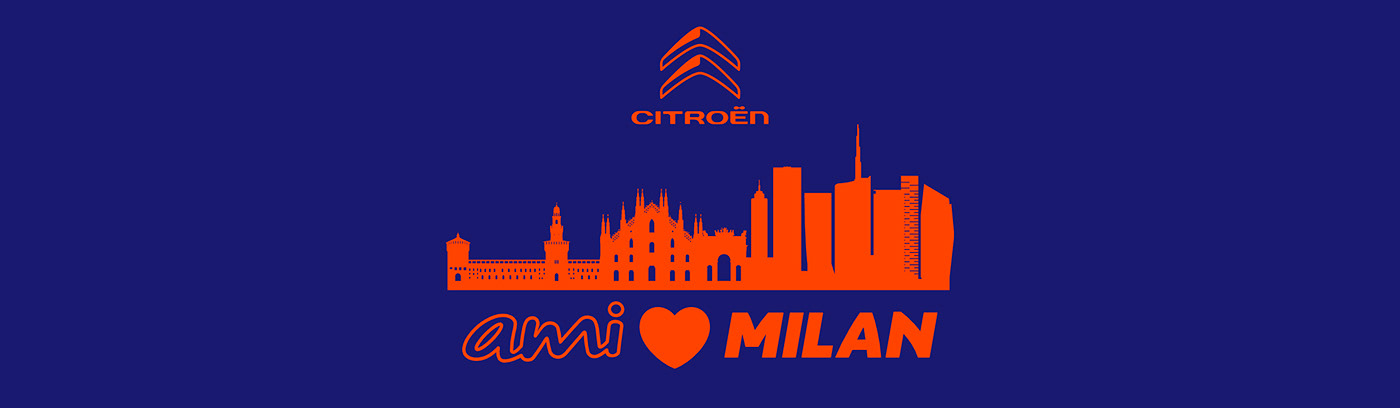AMI automotive car citroen design electric milan city Paris mobility