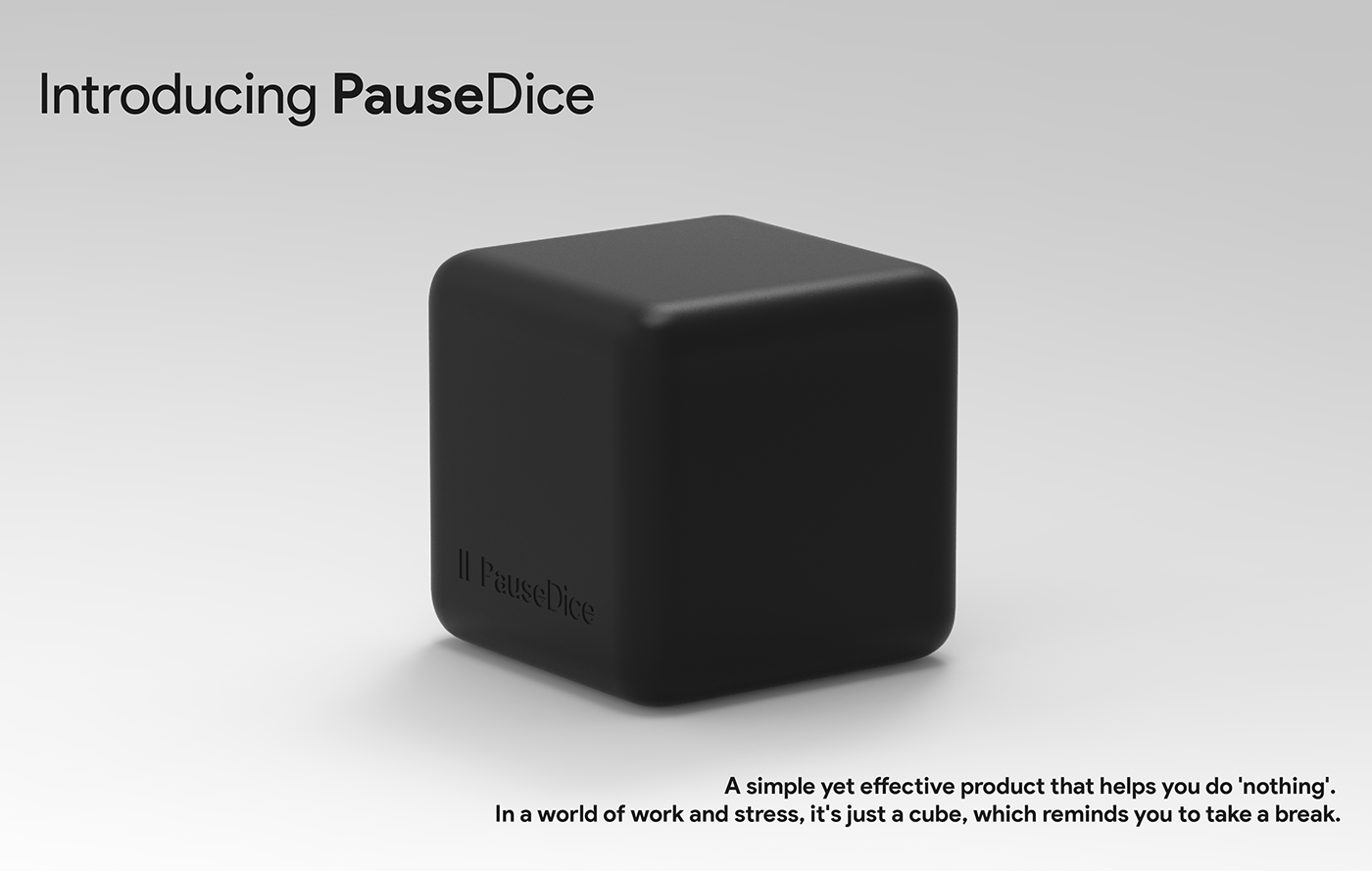 cube dice experience design industrial design  mental health nothing product design  simple stress toy