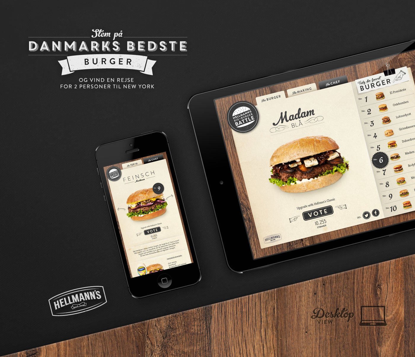 hellmanns hellmann's mayonnaise app application burger Food  true voight