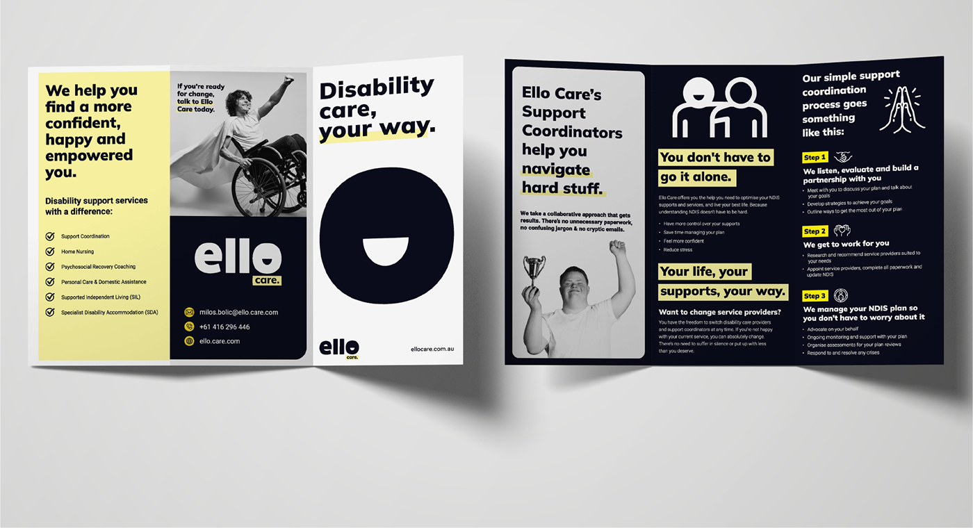 Accessibility Brand Design brand identity design Corporate Identity disability logo logo designer Logotype NDIS Service Provider user interface