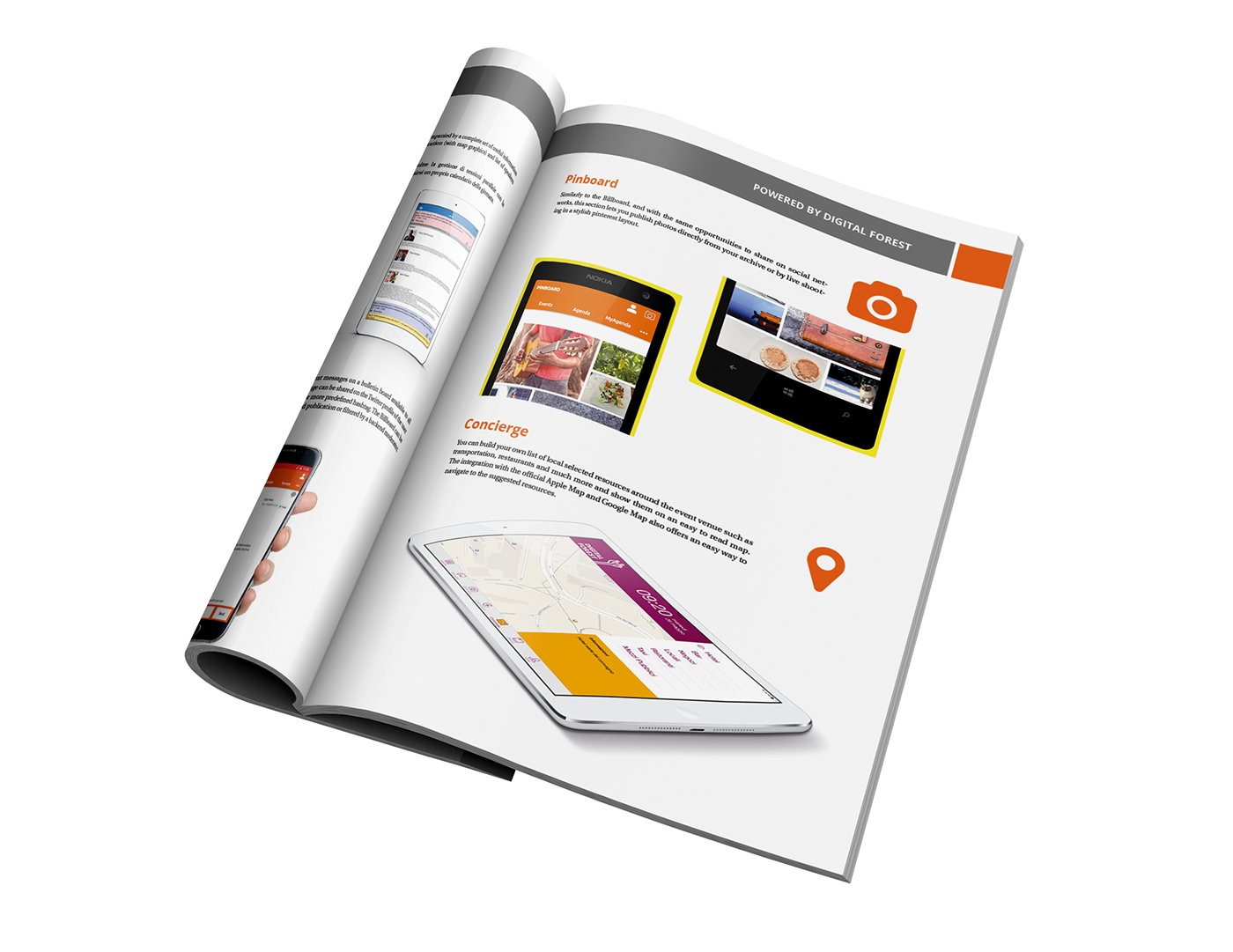 editoria publishing   brochure magazine flyer Printing App Promotions Promotion book Booklet
