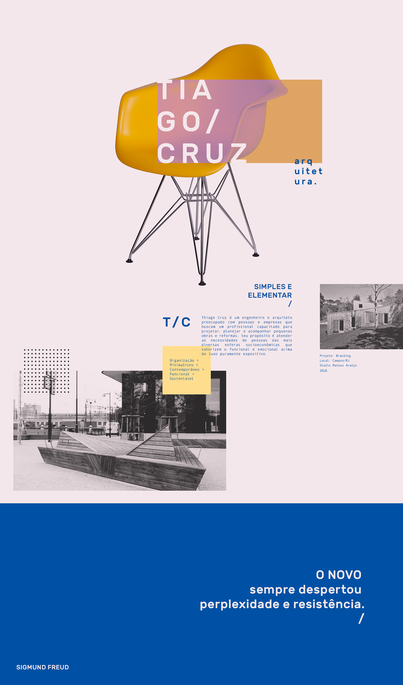 Tiago Cruz ARQUITETURA architecture interior design  interiores branding  logo visual identity contemporary Engineering 