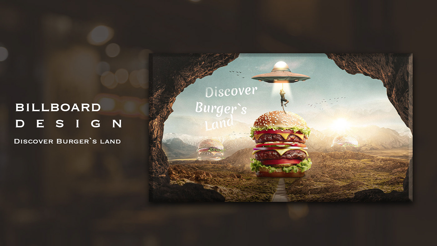 burger Social media post poster billboard campaign Fast food marketing   Socialmedia Burger post