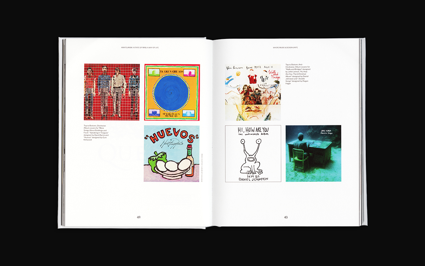 editorial design  book design amateurism rock & roll books publication design adobeawards