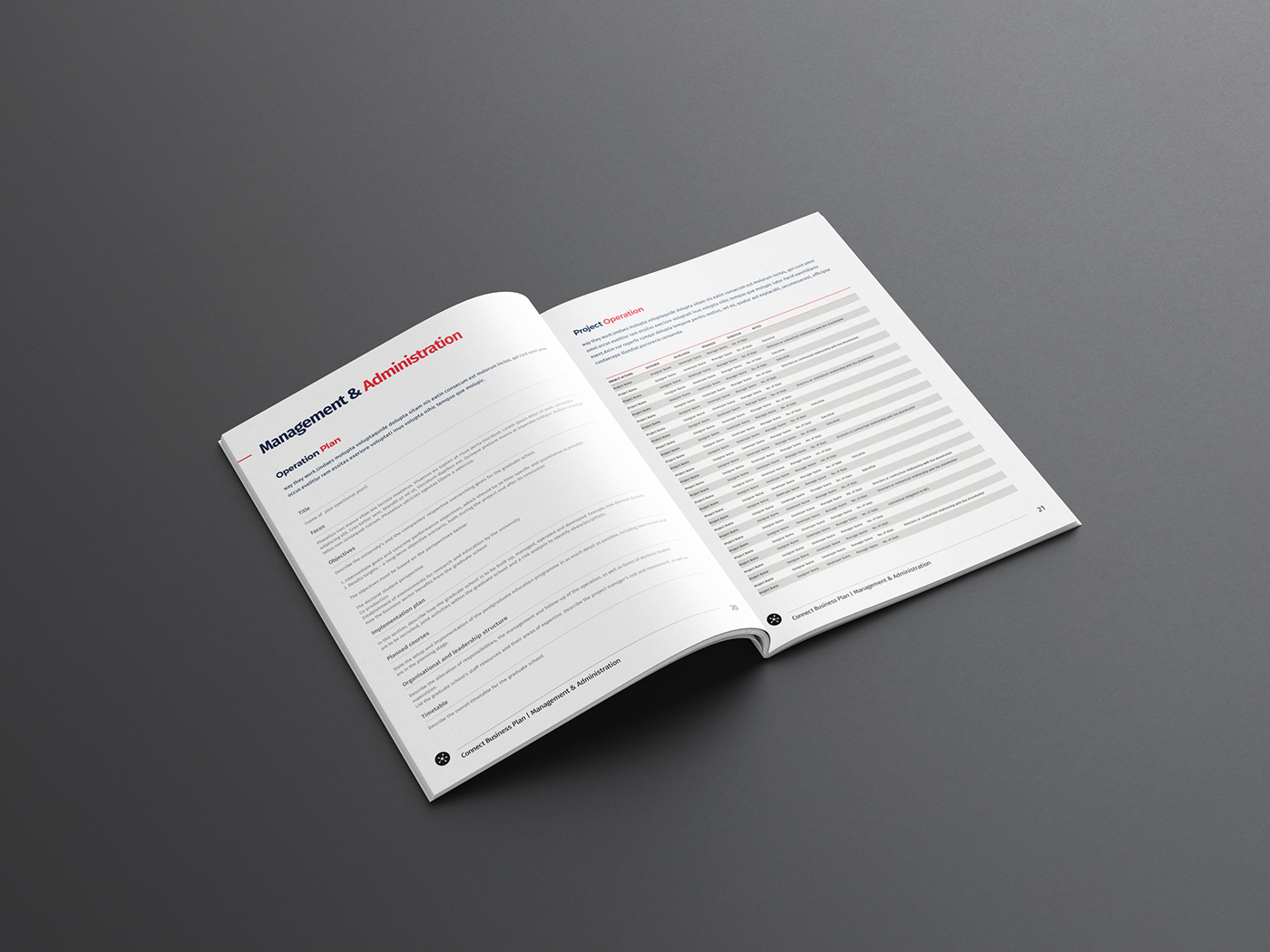 business management Proposal template Startup brochure Business plan Case Study design document