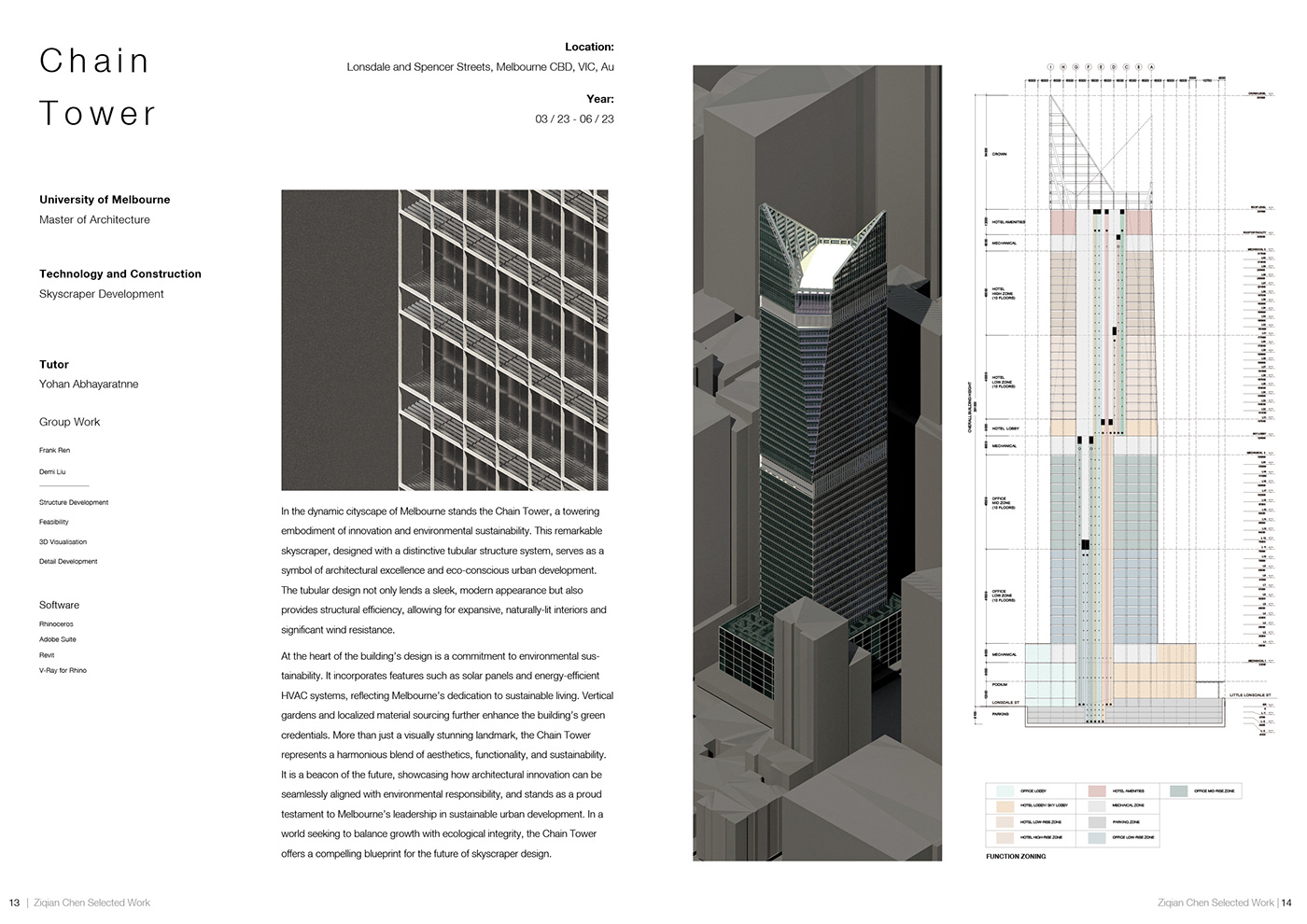Architectural Portfolio architecture visualization vray