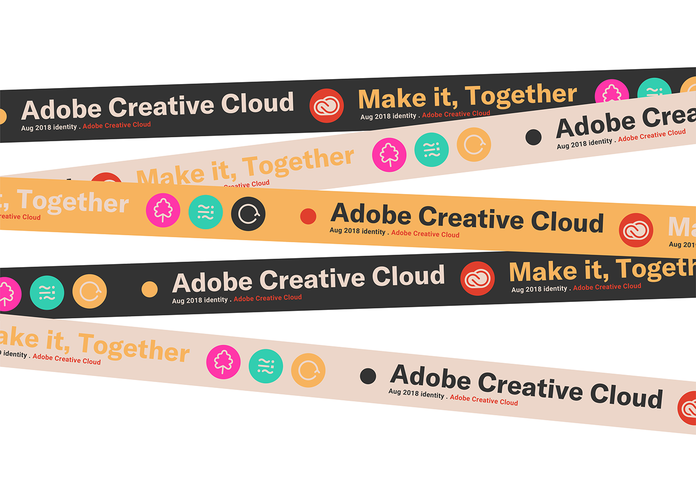 3d render adobe animal art brand color Creative Cloud design graphic ILLUSTRATION 