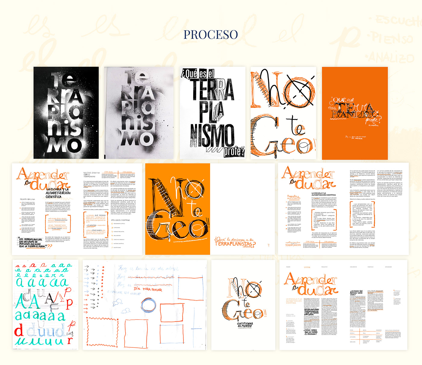 typography   Graphic Designer gabriele 1 diseño gráfico fadu editorial InDesign brochure planet escuela
