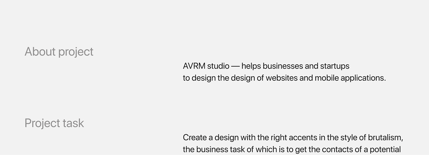 concept digital agency grid portfolio studio typography   Web Webdesign uxui