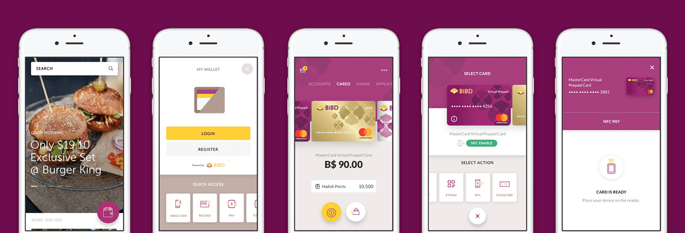 Mobile app finance uiux usability testing user interface BRUNEI 银行 金融 亚洲设计 文莱