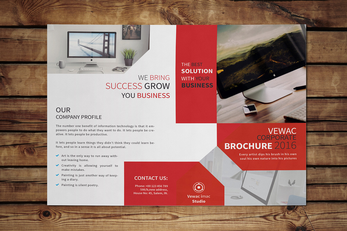 InDesign Corporate Brochure brochure