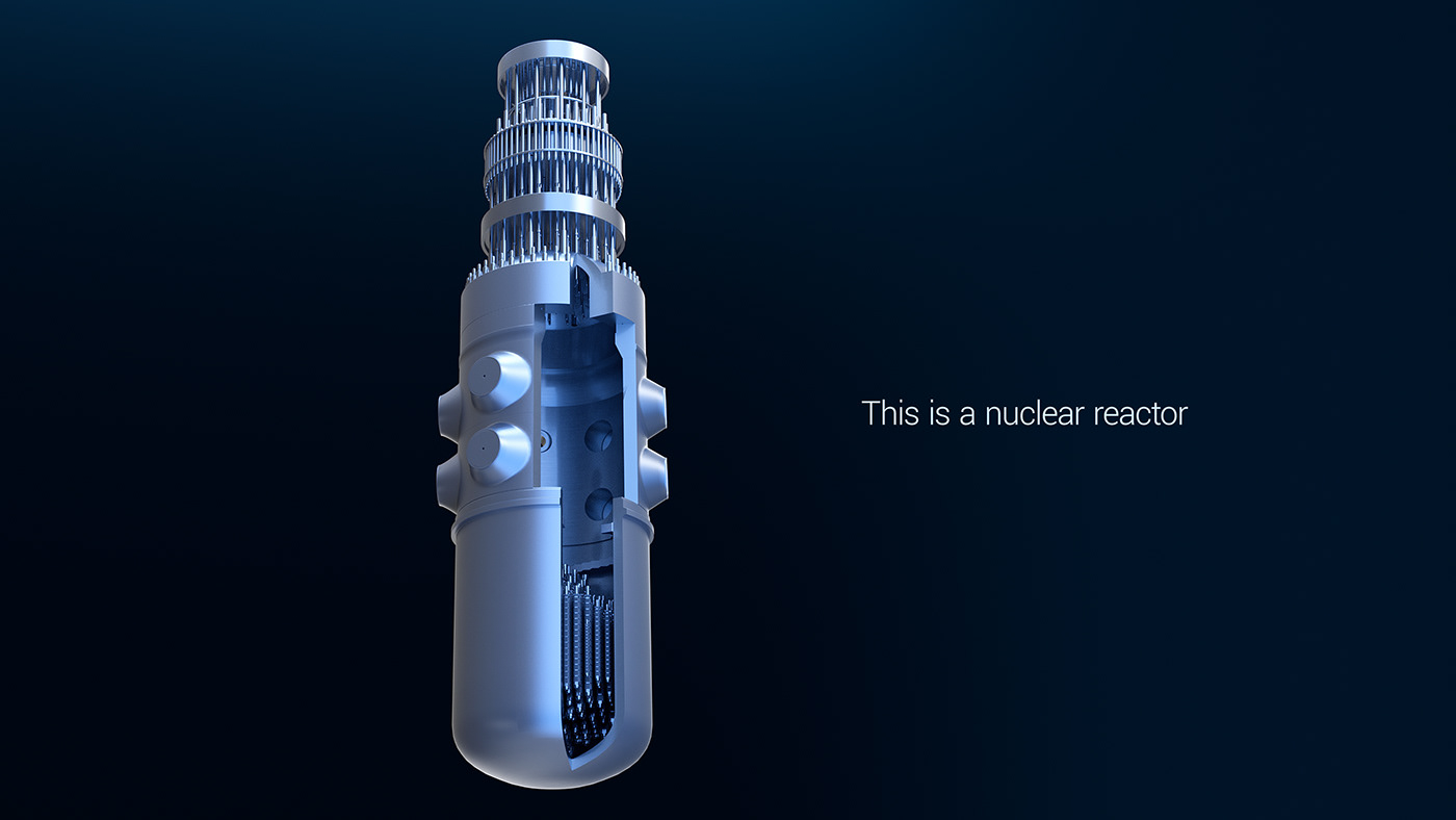 rosatom nuclear reactor 3D АЭС NPP Uranium nuclear fuel tvel
