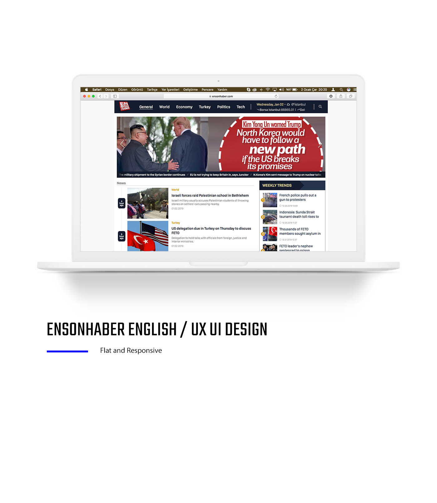 Web design UI ux Webdesign newswebsite